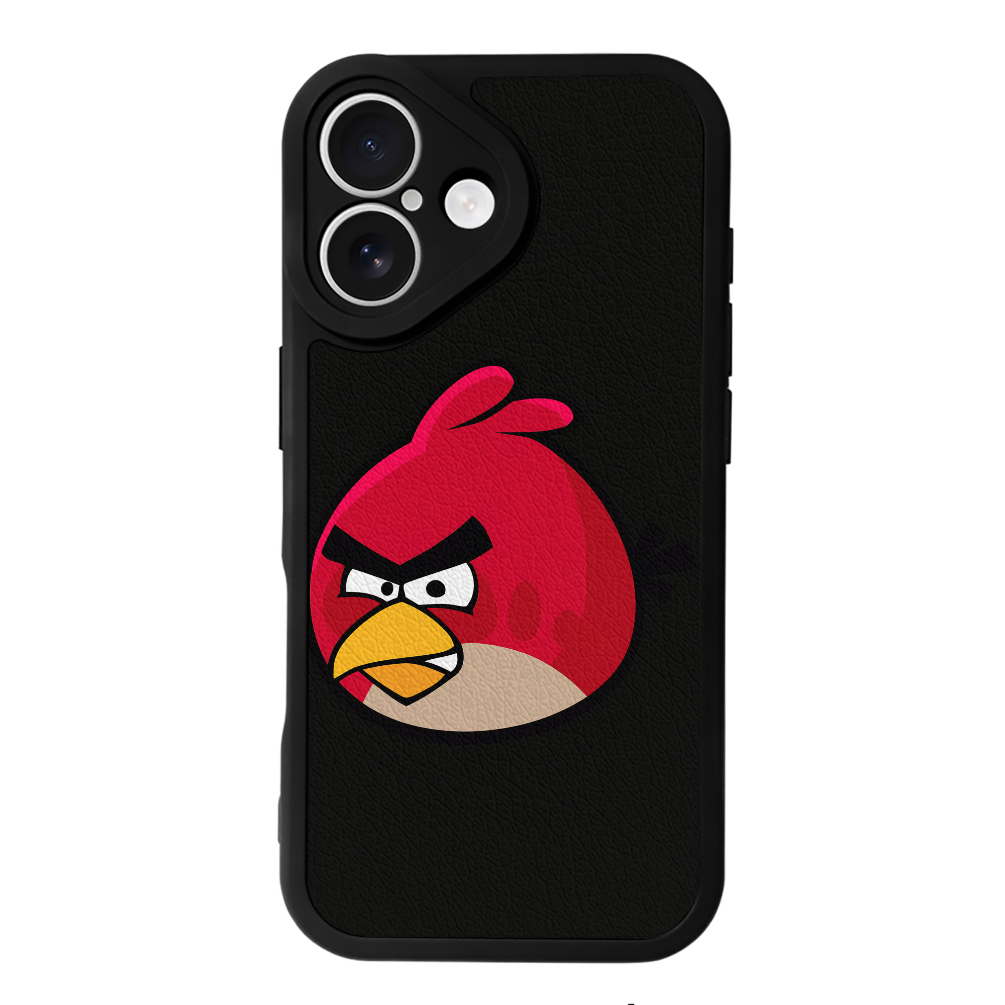 （画像用） Angry Birds アングリーバード 【iPhone 16シリーズ対応】シリコンスマホケース（レザー調） 材質：シリコン